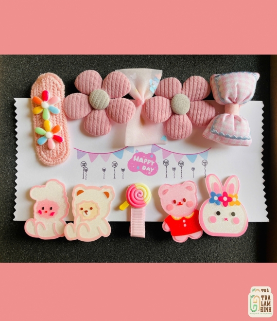 Set Quà Tặng Kẹp Tóc Cho Bé Gái - Blindbox Xinh Xắn, Nhiều Kiểu Dáng