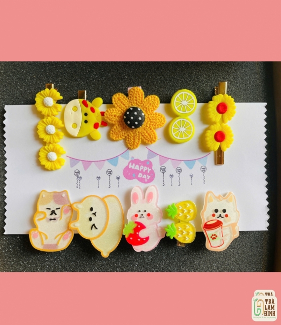 Set Quà Tặng Kẹp Tóc Cho Bé Gái - Blindbox Xinh Xắn, Nhiều Kiểu Dáng