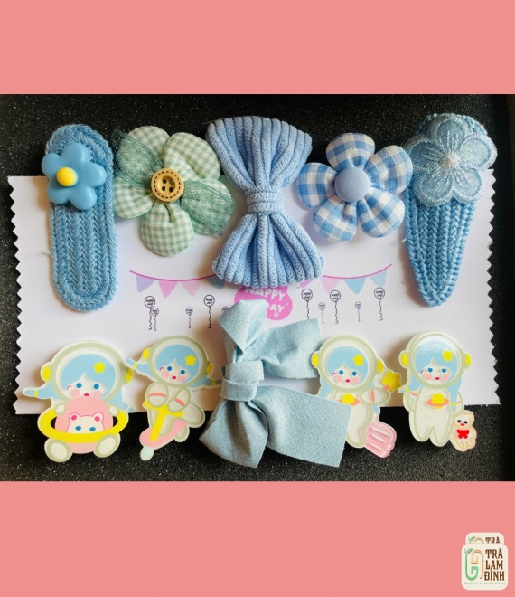 Set Quà Tặng Kẹp Tóc Cho Bé Gái - Blindbox Xinh Xắn, Nhiều Kiểu Dáng