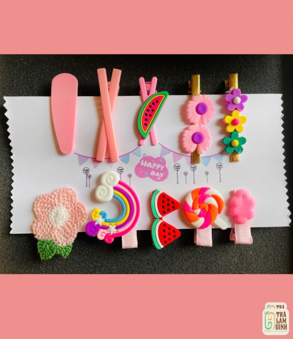 Set Quà Tặng Kẹp Tóc Cho Bé Gái - Blindbox Xinh Xắn, Nhiều Kiểu Dáng